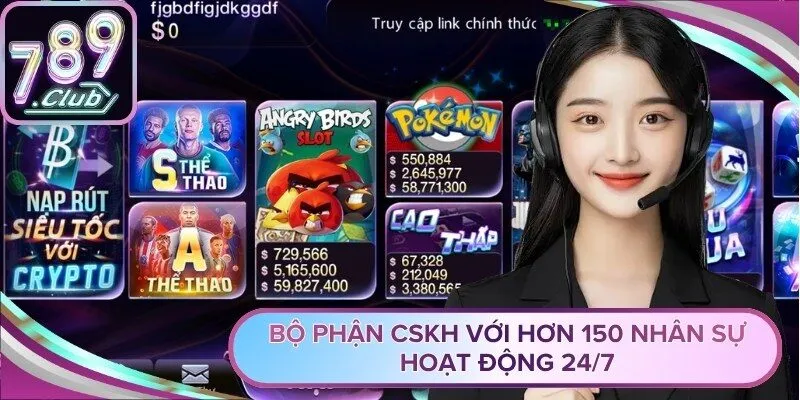 Bộ phận CSKH với hơn 150 nhân sự hoạt động 24/7